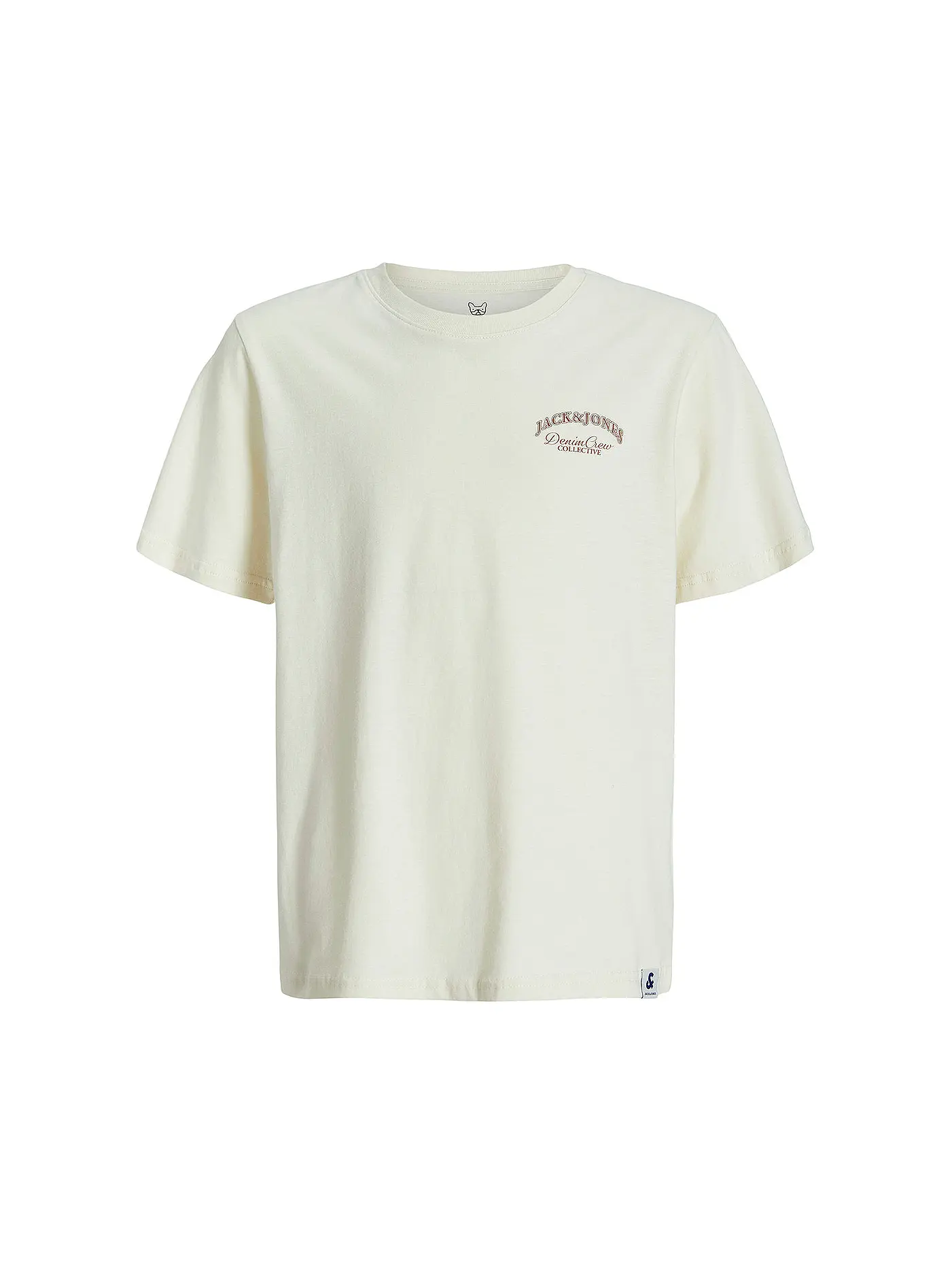 JACK & JONES | Jungen T-Shirt JJEBRANDES | creme